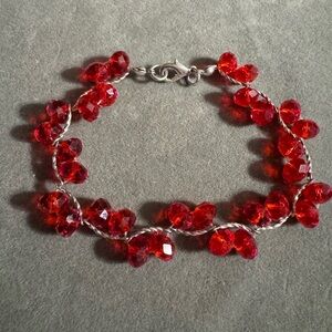 Beaded Wired Twisted Bracelet